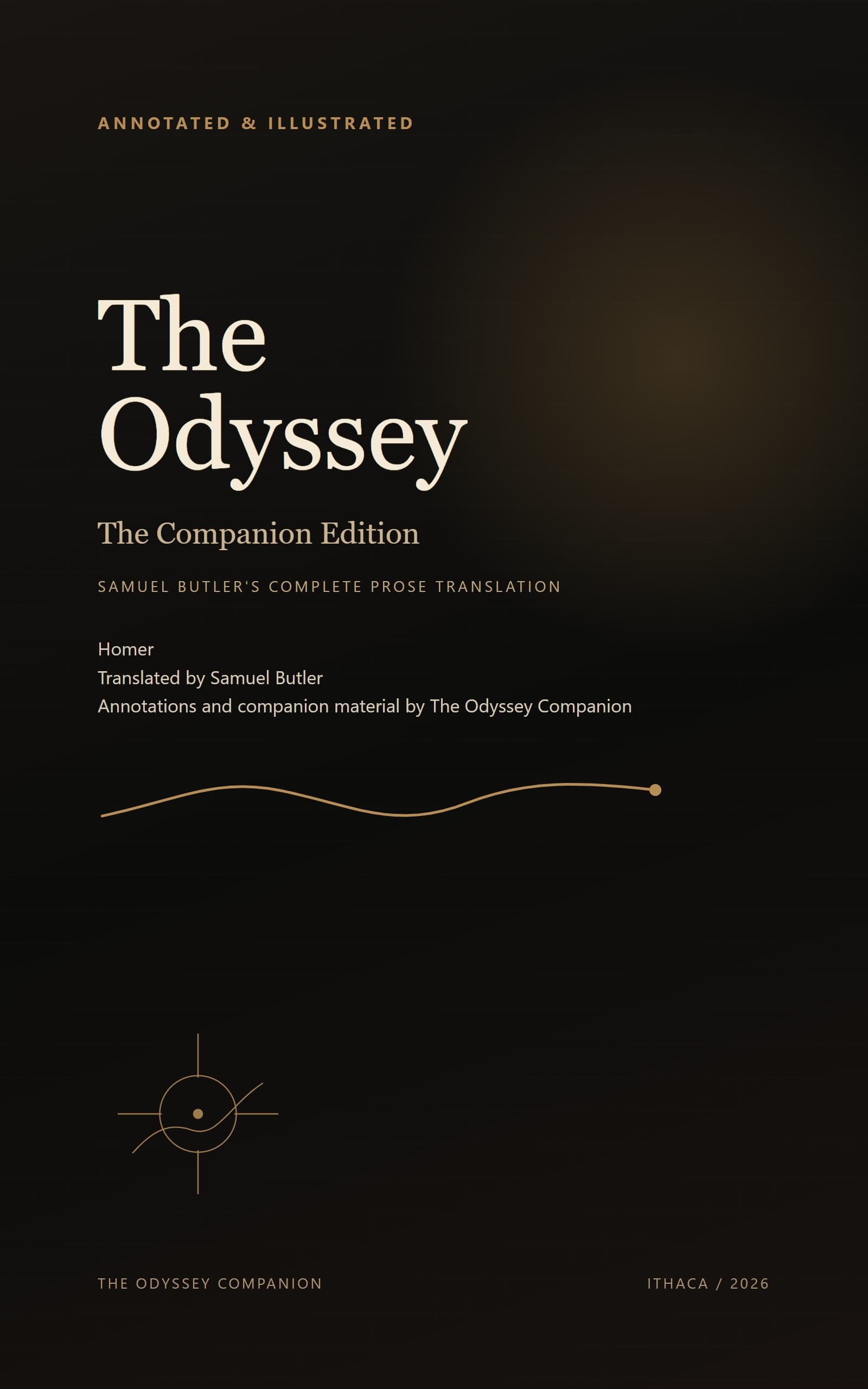 The Odyssey: The Companion Edition — the designed cover of the complete book you download